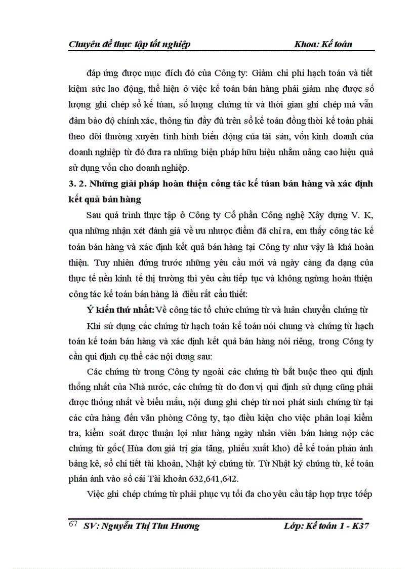 image for page Hoàn thiện kế toán bán hàng và xác định kết quả bán hàng tại Công ty Cổ phần Công nghệ Xây dựng V K