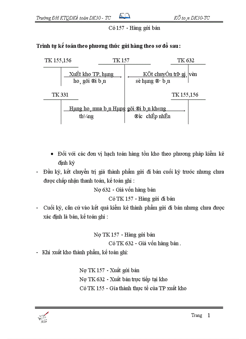image for page Tổ chức công tác kế toán bán hàng và xác định kết quả tại Công Ty Rượu Đồng Xuân 1