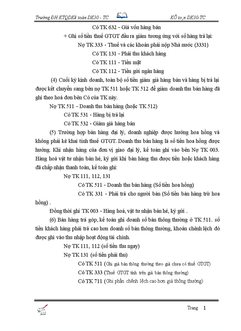 image for page Tổ chức công tác kế toán bán hàng và xác định kết quả tại Công Ty Rượu Đồng Xuân 1