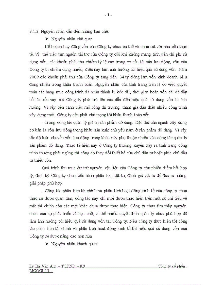 image for page Một số giải pháp nhằm nâng cao hiệu quả sử dụng vốn ở Công ty cổ phần LICOGI 15 1