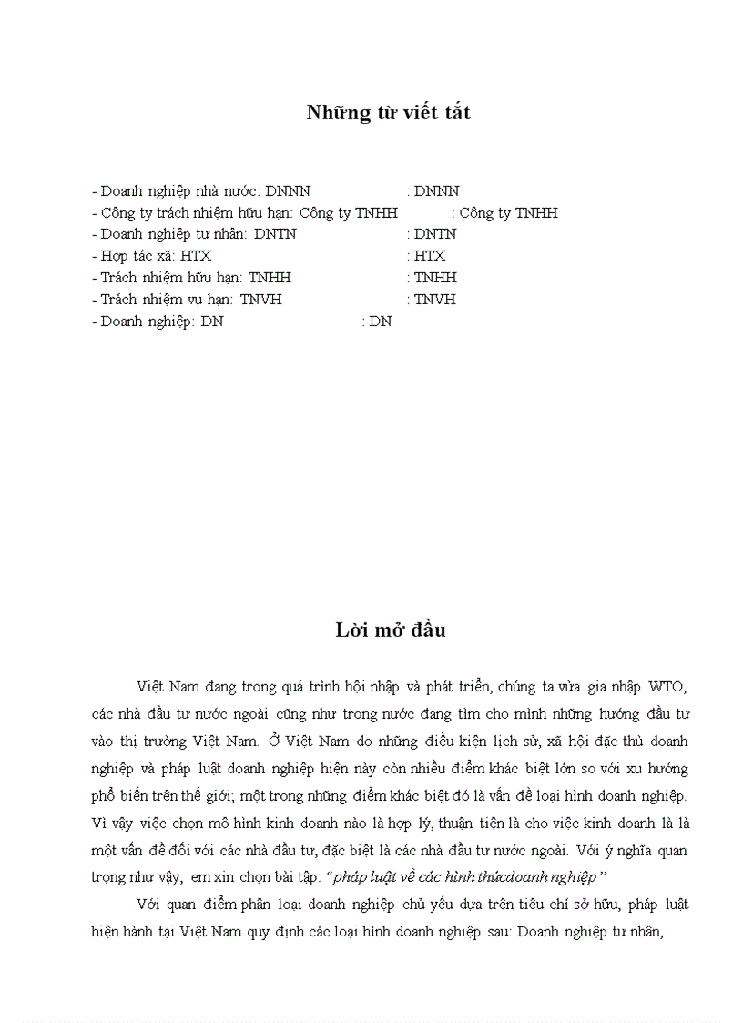 image for page Pháp luật về các hình thứcdoanh nghiệp 1