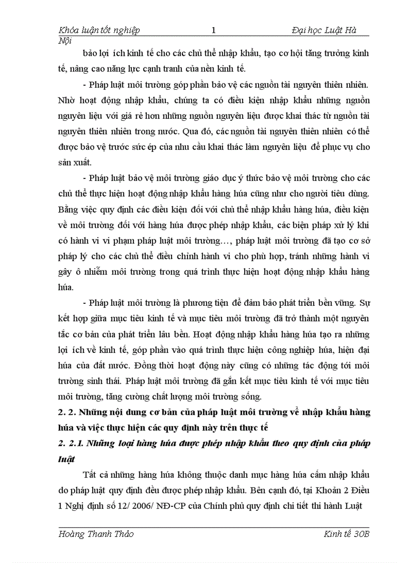 image for page Pháp luật bảo vệ môi trường trong nhập khẩu hàng hóa 1