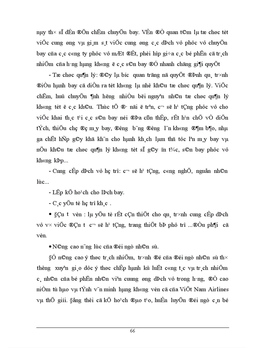 image for page Các giải pháp hạn chế vệc chậm huỷ chuyến bay nhằm nâng cao chất lượng phục vụ hành khách của hàng không quốc gia Việt Nam Airlines