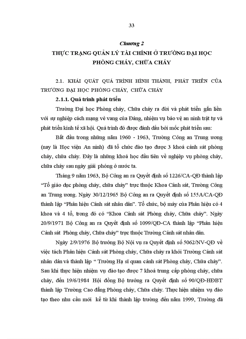 image for page Hoàn thiện quản lý tài chính ở Trường Đại học Phòng cháy Chữa cháy trong giai đoạn hiện nay
