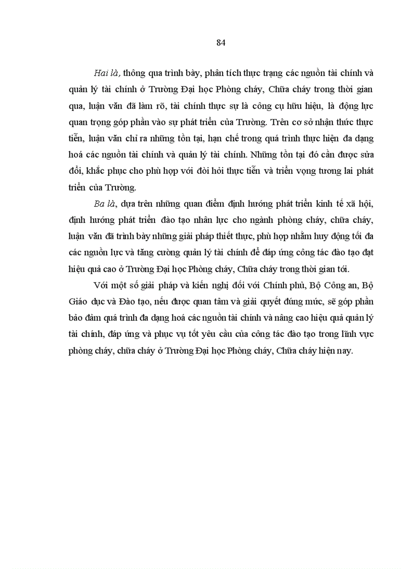 image for page Hoàn thiện quản lý tài chính ở Trường Đại học Phòng cháy Chữa cháy trong giai đoạn hiện nay