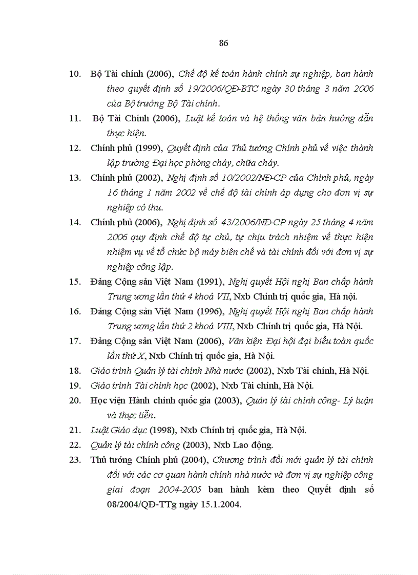 image for page Hoàn thiện quản lý tài chính ở Trường Đại học Phòng cháy Chữa cháy trong giai đoạn hiện nay