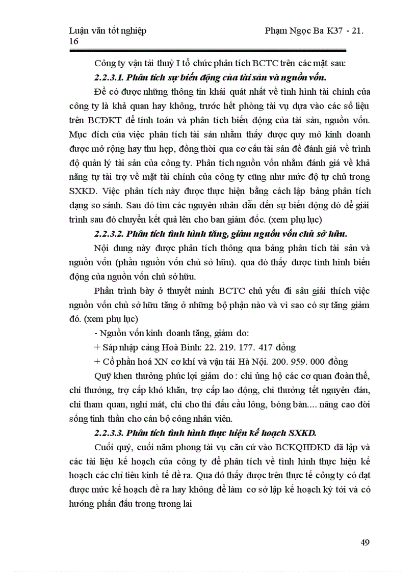 image for page Một số giải pháp nhằm hoàn thiện công tác lập và phân tích BCTC tại công ty vận tải thuỷ I 1