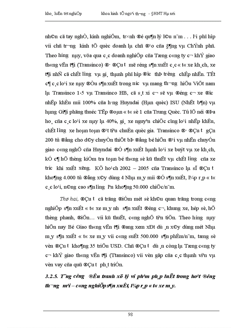 image for page Một số vấn đề về hoạt động nhập khẩu lắp ráp phương tiện giao thông cơ giới đường bộ ở Việt Nam 1