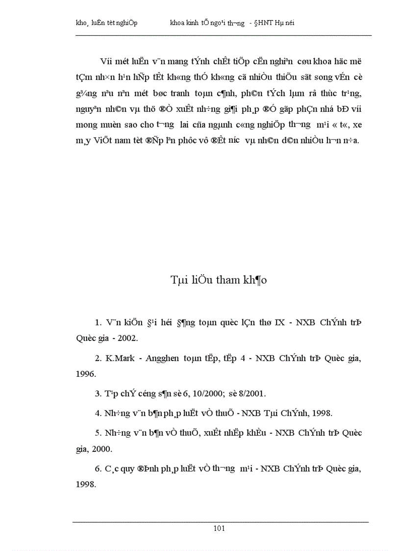 image for page Một số vấn đề về hoạt động nhập khẩu lắp ráp phương tiện giao thông cơ giới đường bộ ở Việt Nam 1