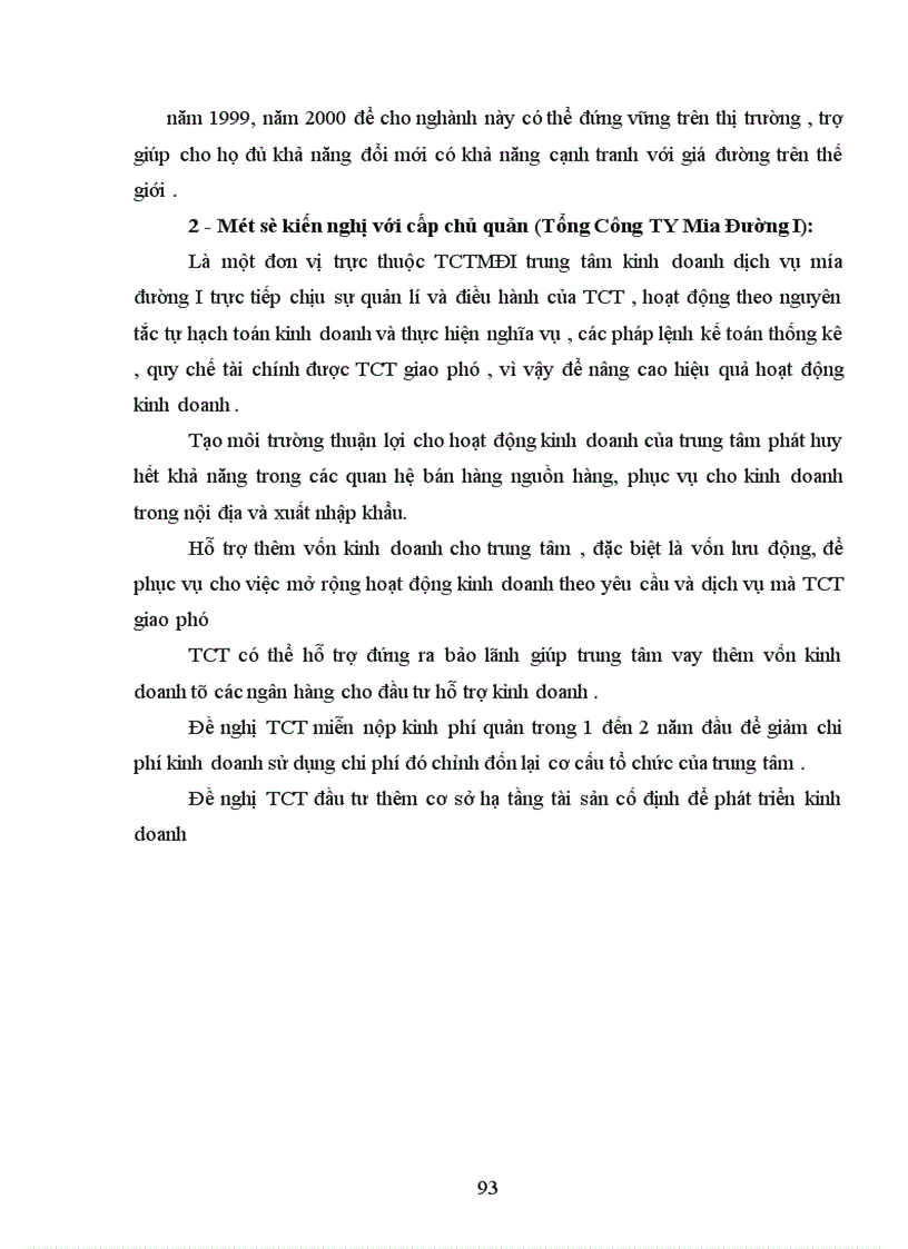 image for page Một số giải pháp thúc đẩy hoạt động kinh doanh của trung tâm kinh doanh thương mại dịch vụ mía đường I 1