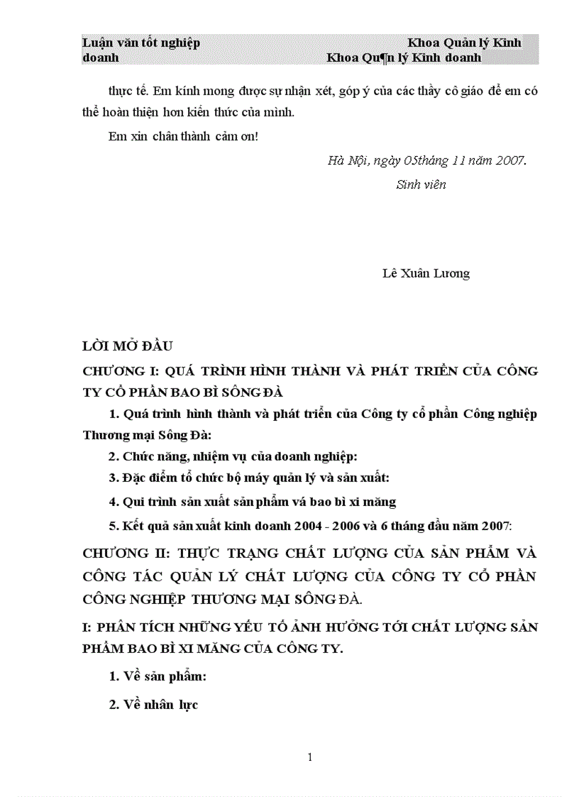 image for page Một số biện pháp nhằm nâng cao chất lượng sản phẩm của công ty cổ phần Công nghiệp và thương mại sông đà 1