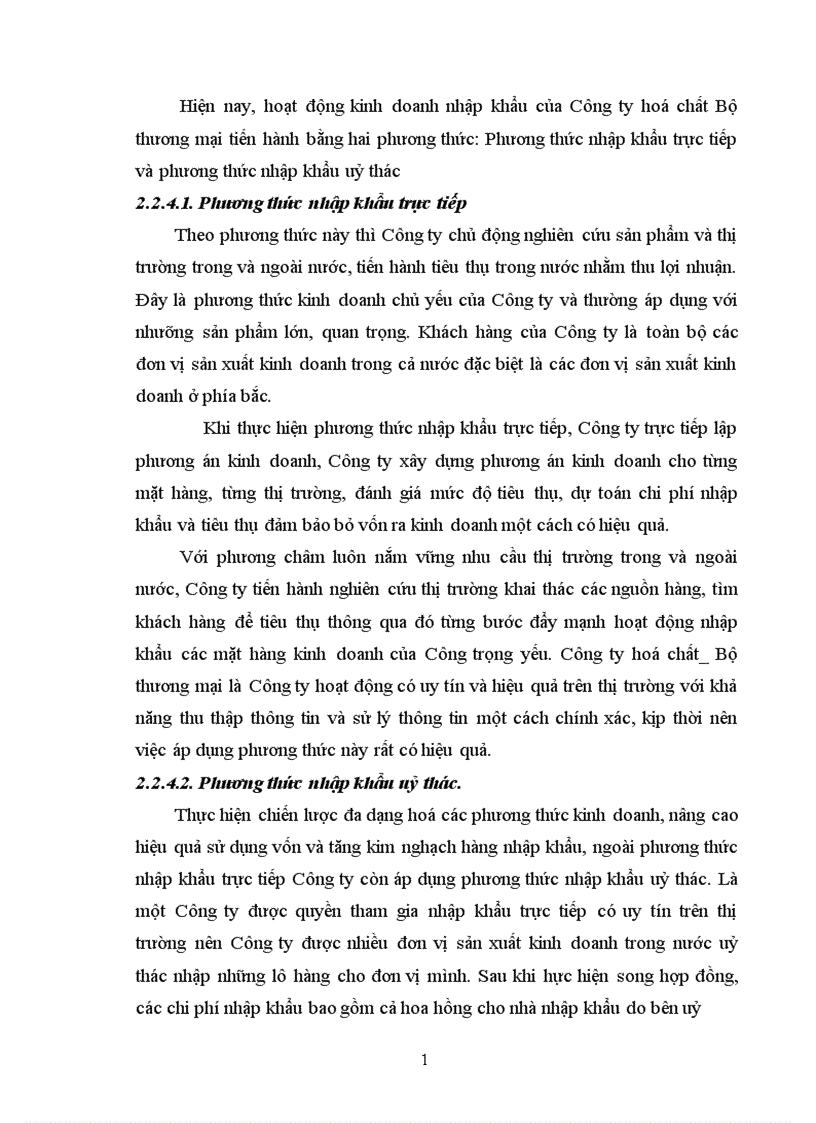 image for page Một số giải pháp nhằm đẩy mạnh hoạt động nhập khẩu ở Công ty hoá chất Bộ thương mại