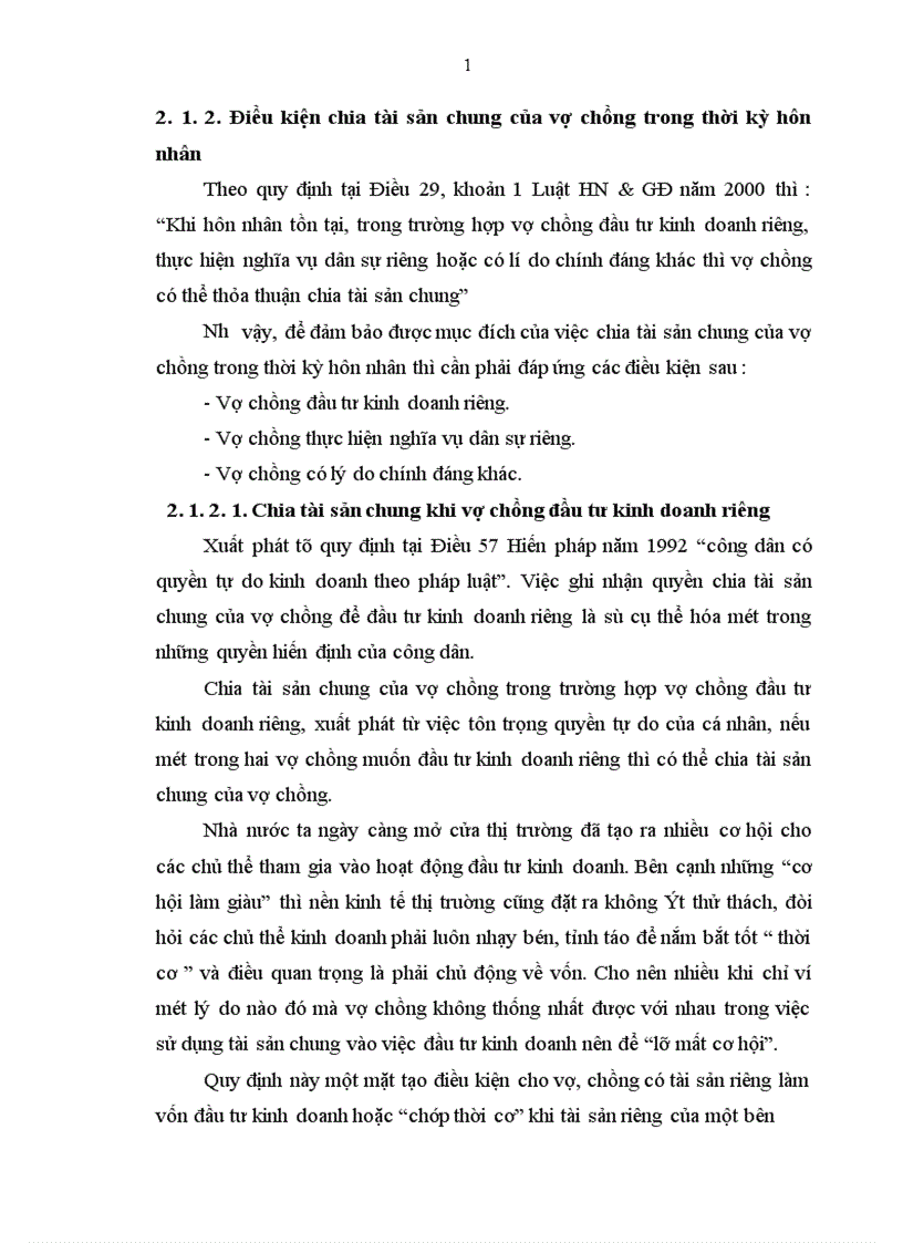 image for page Chia tài sản chung của vợ chồng theo luật hôn nhân và gia đình Việt Nam Một số vấn đề lý luận và thực tiễn 1