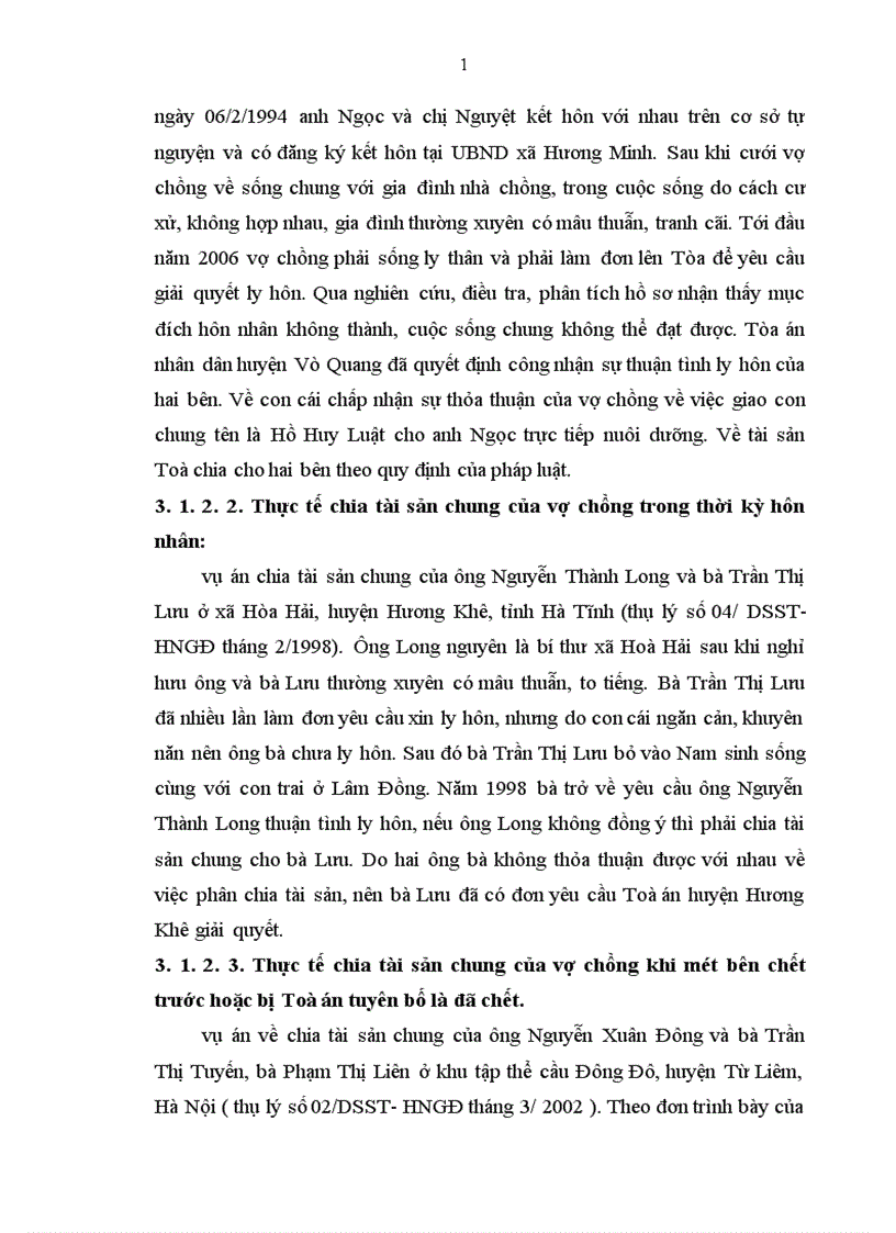 image for page Chia tài sản chung của vợ chồng theo luật hôn nhân và gia đình Việt Nam Một số vấn đề lý luận và thực tiễn 1