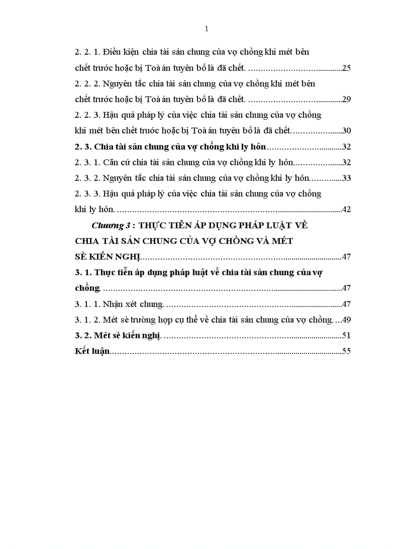 image for page Chia tài sản chung của vợ chồng theo luật hôn nhân và gia đình Việt Nam Một số vấn đề lý luận và thực tiễn 1