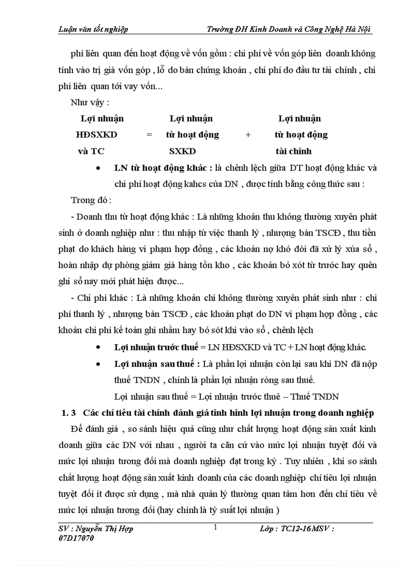 image for page Lợi nhuận và một số biện pháp nhằm nâng cao lợi nhuận tại công ty TNHH Thương Mại Đầu Tư Hiển Em Ba Lan