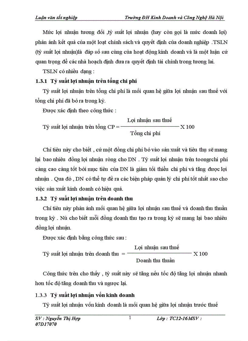 image for page Lợi nhuận và một số biện pháp nhằm nâng cao lợi nhuận tại công ty TNHH Thương Mại Đầu Tư Hiển Em Ba Lan