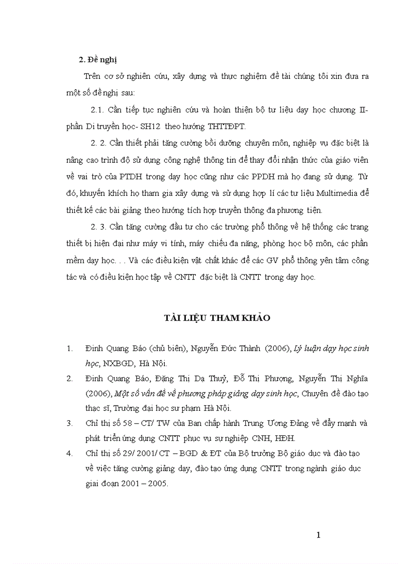 image for page Xây dựng và sử dụng bài giảng điện tử chương II phần Di truyền học Sinh học12 theo hướng tích hợp truyền thông đa phương tiện