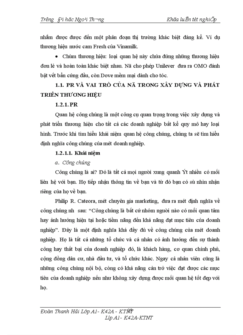 image for page Vai trò của PR trong việc xây dựng và phát triển thương hiệu của các doanh nghiệp Việt Nam 1