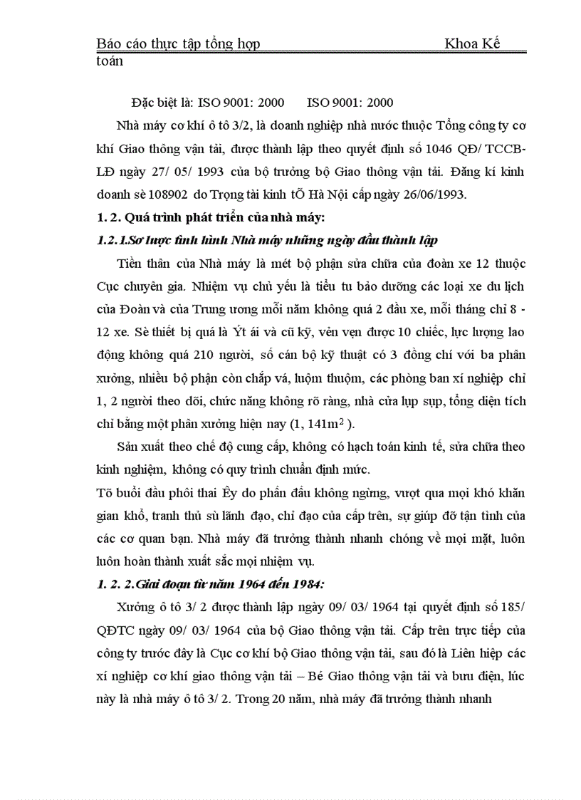 image for page Đặc điểm tổ chức kế toán tại Nhà máy cơ khí ô tô