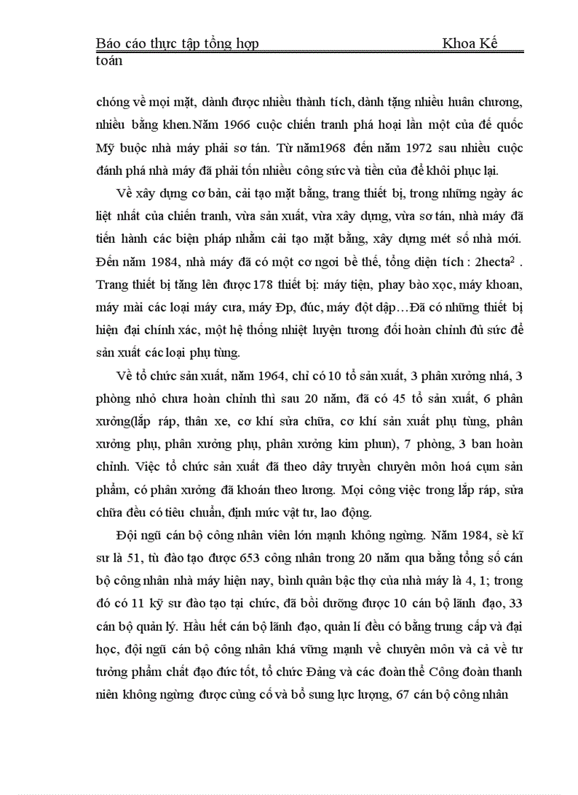 image for page Đặc điểm tổ chức kế toán tại Nhà máy cơ khí ô tô