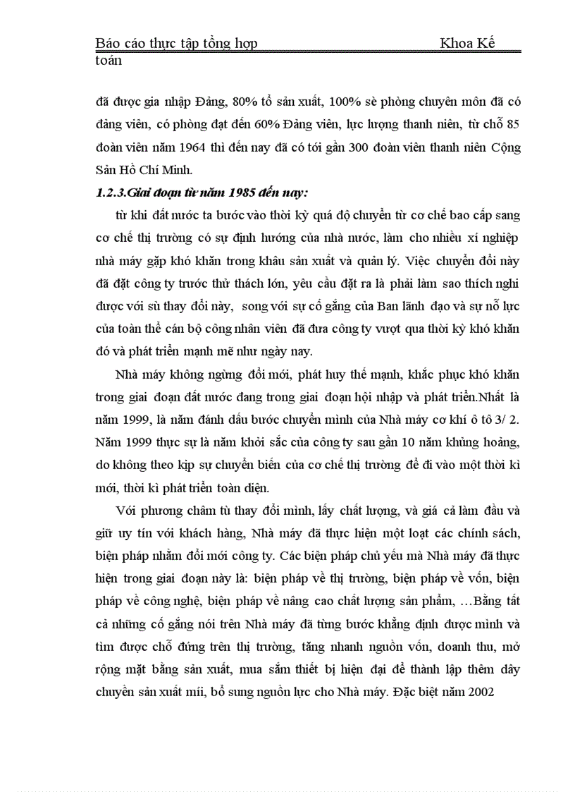 image for page Đặc điểm tổ chức kế toán tại Nhà máy cơ khí ô tô