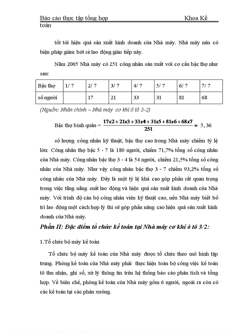 image for page Đặc điểm tổ chức kế toán tại Nhà máy cơ khí ô tô