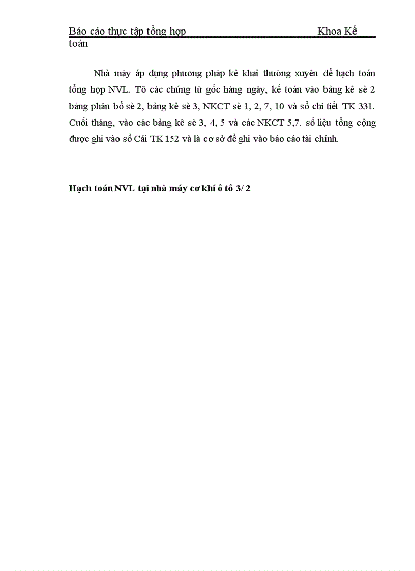 image for page Đặc điểm tổ chức kế toán tại Nhà máy cơ khí ô tô