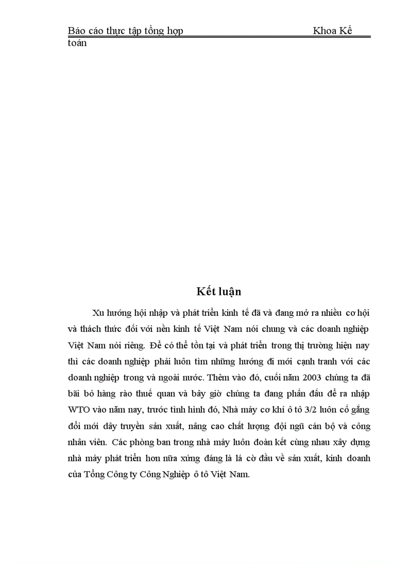 image for page Đặc điểm tổ chức kế toán tại Nhà máy cơ khí ô tô