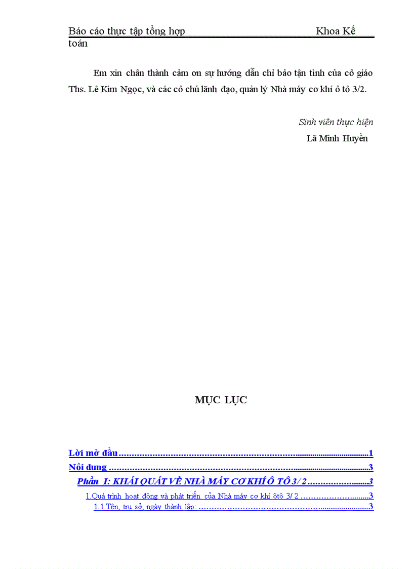 image for page Đặc điểm tổ chức kế toán tại Nhà máy cơ khí ô tô