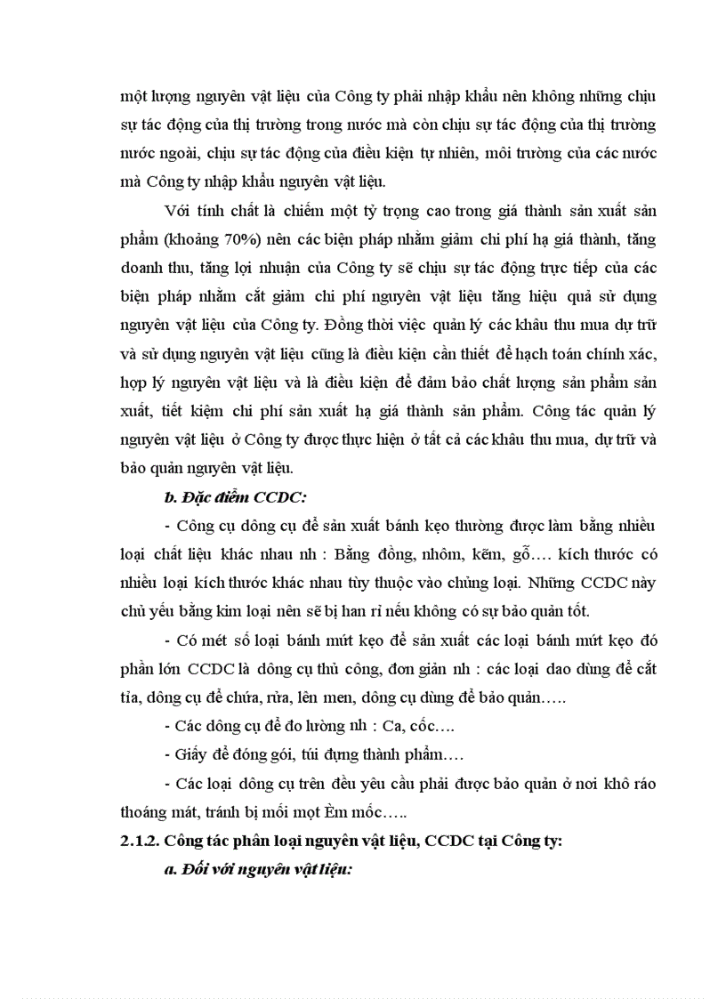 image for page Thực trạng công tác kế toán nguyên liệu vật liệu và công cụ dụng cụ tại công ty TNHH sản xuất và thương mại Hoàng Minh 1