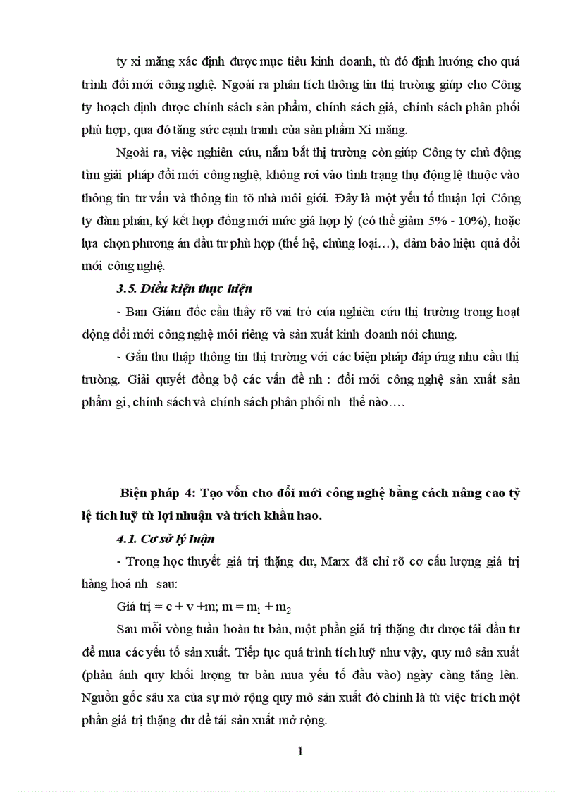 image for page Thực trạng quá trình đổi mới công nghệ tại Công ty Xi măng kiện khê Hà Nam 1