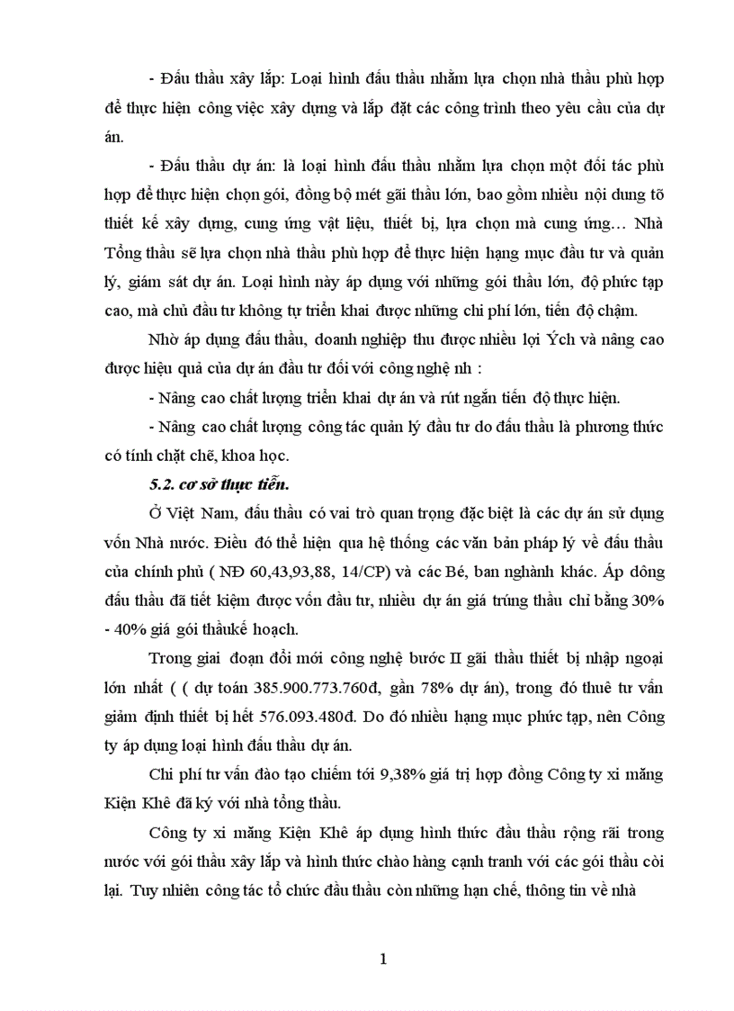 image for page Thực trạng quá trình đổi mới công nghệ tại Công ty Xi măng kiện khê Hà Nam 1