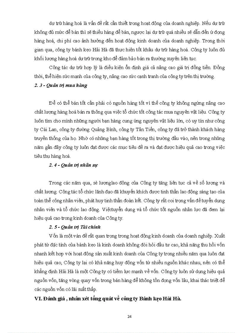 image for page Báo cáo thực tập tại Công ty bánh kẹo Hải Hà 1