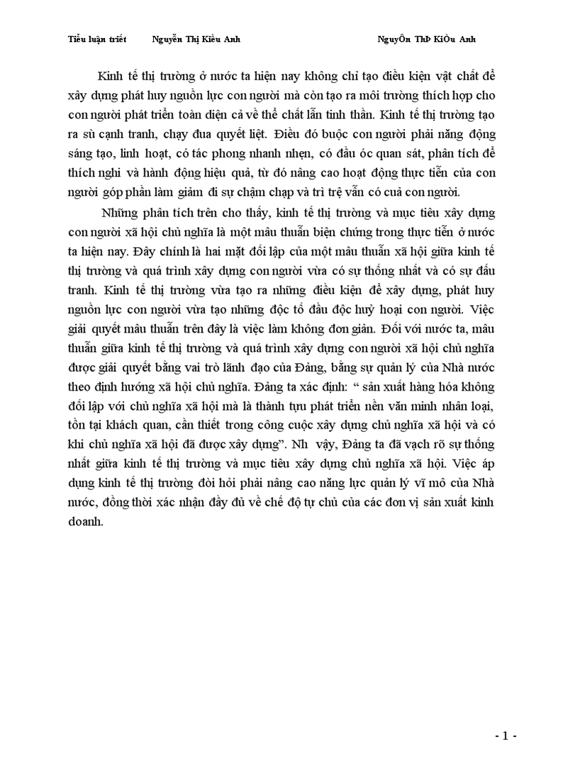 image for page Vận dụng qui luật mâu thuẫn trong quá trình phát triển kinh tế thị trường ở Việt Nam trong giai đoạn hiện nay 1