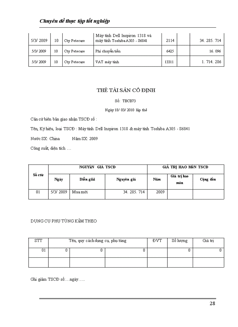 image for page Hoàn thiện công tác kế toán tài sản cố định hữu hình tại Công ty Cổ phần Công nghệ thông tin Viễn thông và Tự động hóa Dầu khí 1