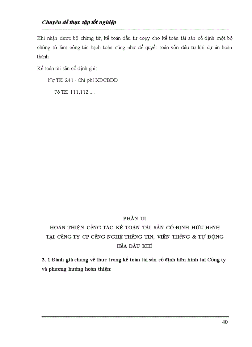 image for page Hoàn thiện công tác kế toán tài sản cố định hữu hình tại Công ty Cổ phần Công nghệ thông tin Viễn thông và Tự động hóa Dầu khí 1