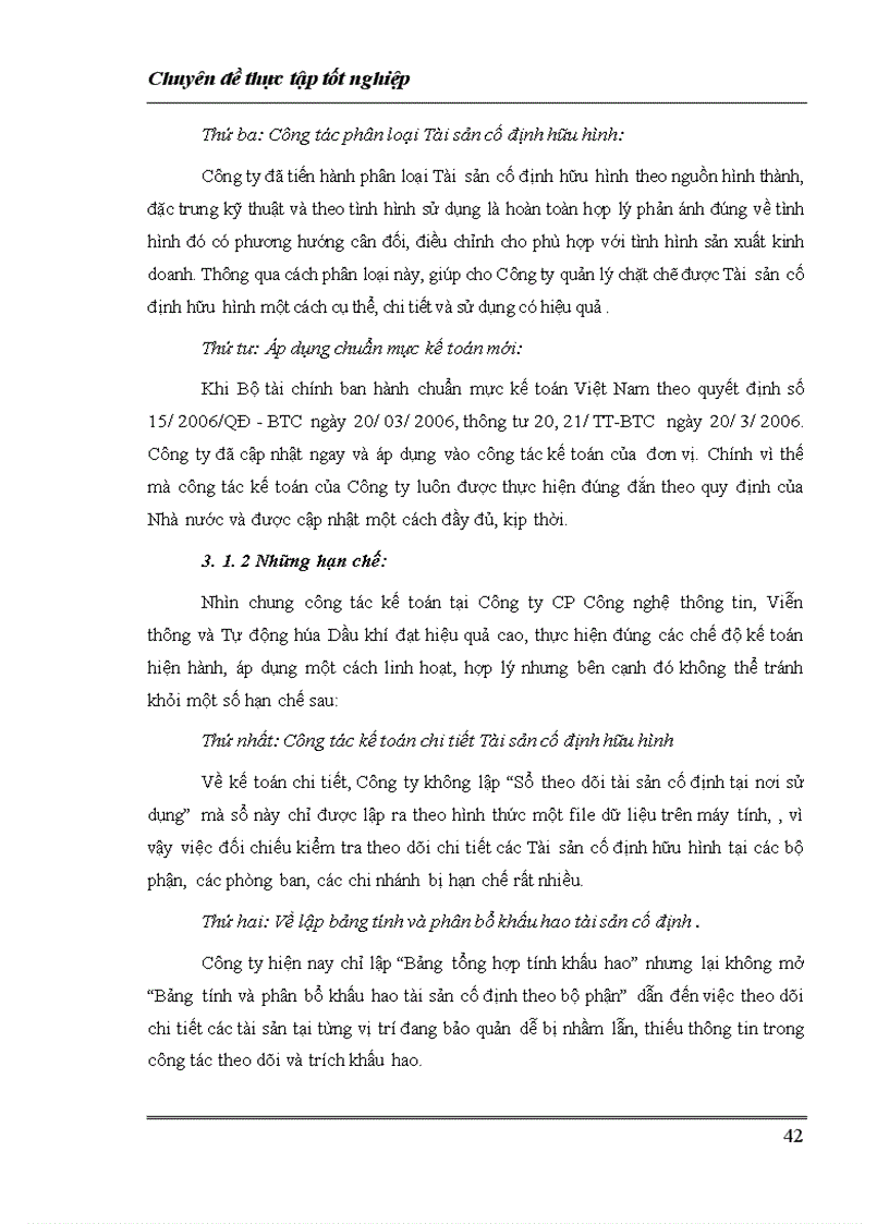 image for page Hoàn thiện công tác kế toán tài sản cố định hữu hình tại Công ty Cổ phần Công nghệ thông tin Viễn thông và Tự động hóa Dầu khí 1