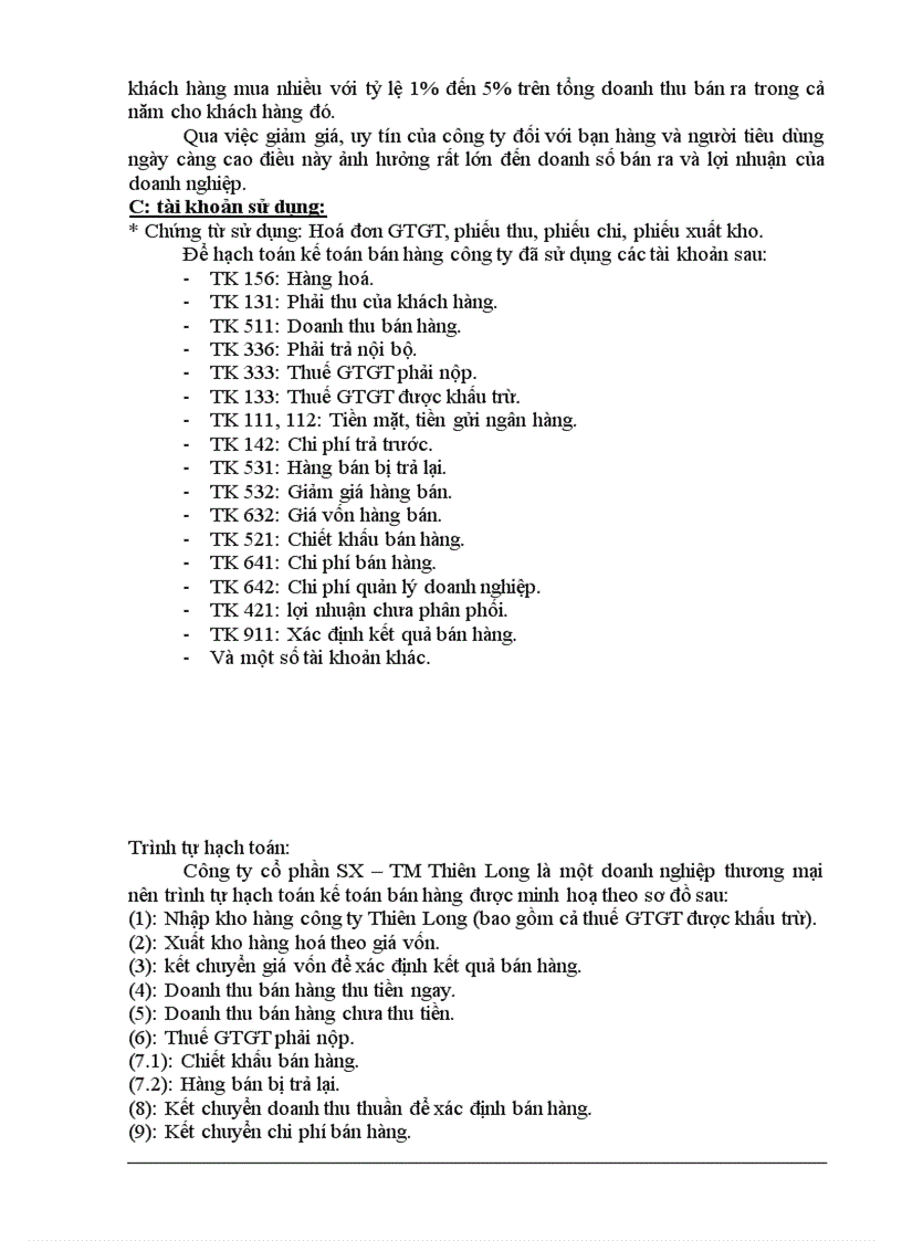 image for page kế toán thành phẩm bán hàng và xác định kết quả bán hàng tại công ty Cổ Phần SX TM Thiên Long 1
