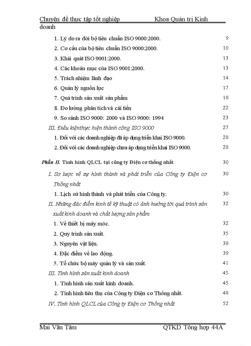 image for page Một số vấn đề về việc chuyển đổi hệ thống quản lý chất lượng theo tiêu chuẩn ISO 9000 phiên bản 1994 sang phiên bản 2000 tại Công ty Điện cơ Thống nhất 1