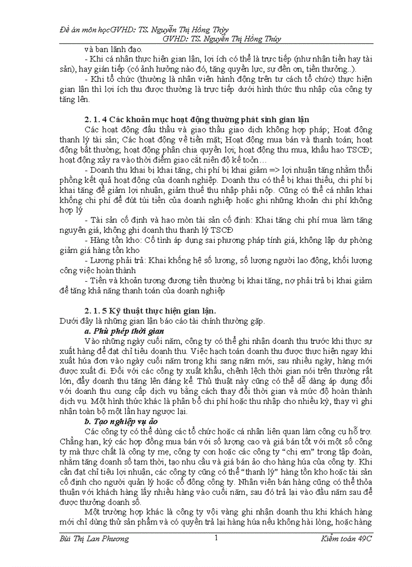 image for page Thực trạng về gian lận và sai sót trên Báo cáo tài chính và trách nhiệm của kiểm toán viên đối với gian lận và sai sót tại Việt Nam hiện nay 1