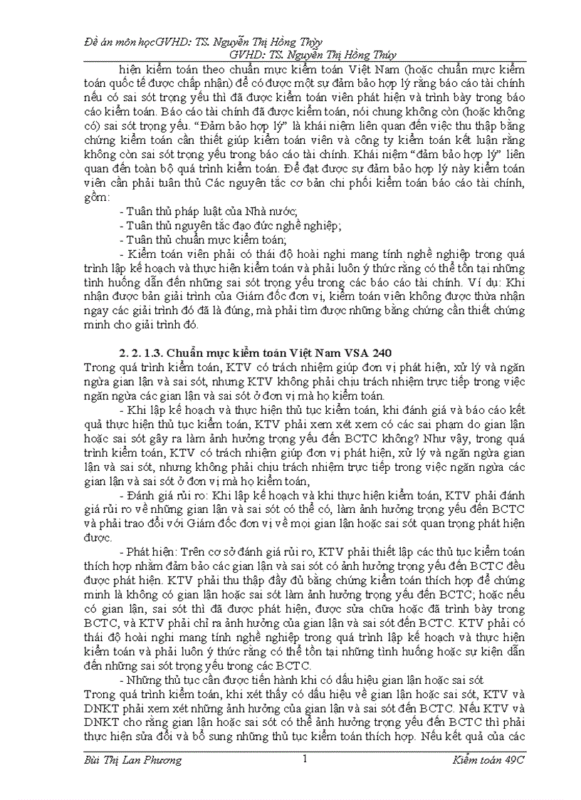 image for page Thực trạng về gian lận và sai sót trên Báo cáo tài chính và trách nhiệm của kiểm toán viên đối với gian lận và sai sót tại Việt Nam hiện nay 1