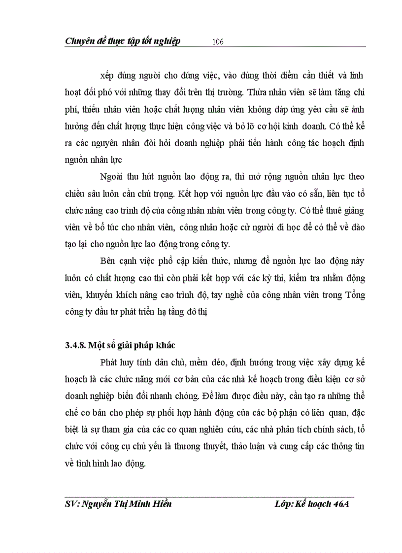 image for page Thực trạng và giải pháp nâng cao chất lượng kế hoạch nhân sự tại Tổng công ty đầu tư phát triển hạ tầng đô thị