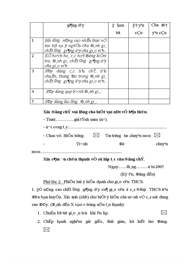 image for page Một số biện pháp đổi mới công tác đánh giá chất lượng giảng dạy của giáo viên ở các trường THCS huyện Phú xuyên tỉnh Hà Tâ
