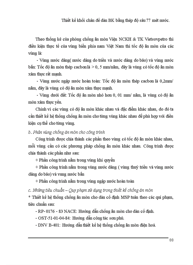 image for page Thiết kế khối chân đế dàn BK bằng thép độ sâu mét nước