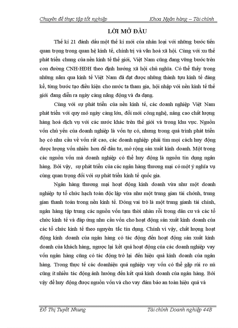 image for page Nâng cao chât lượng cho vay đối với doanh nghiệp vừa và nhỏ tại ngân hàng nông nghiệp và phát triển nông thôn Nam Hà Nội 1