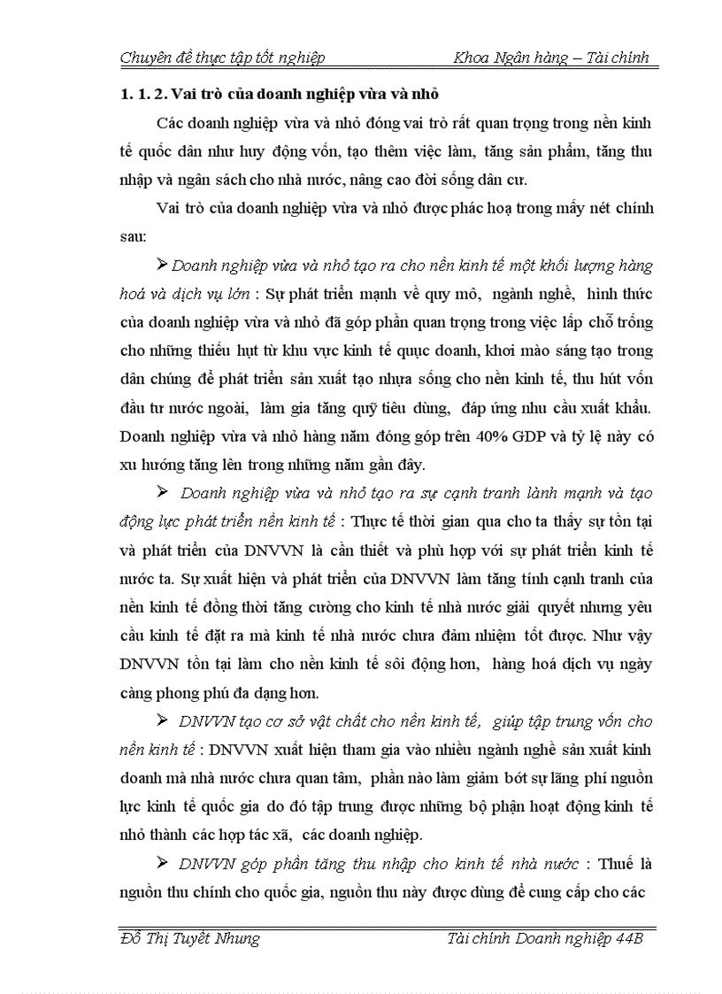 image for page Nâng cao chât lượng cho vay đối với doanh nghiệp vừa và nhỏ tại ngân hàng nông nghiệp và phát triển nông thôn Nam Hà Nội 1