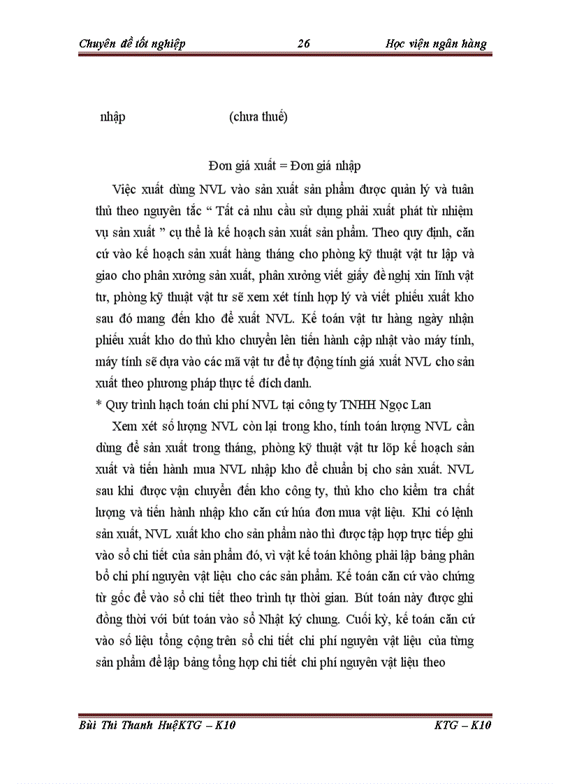 image for page Kế toán tập hợp chi phí và tính giá thành sản phẩm tại công ty TNHH sản xuất và thương mại Ngọc Lan 1