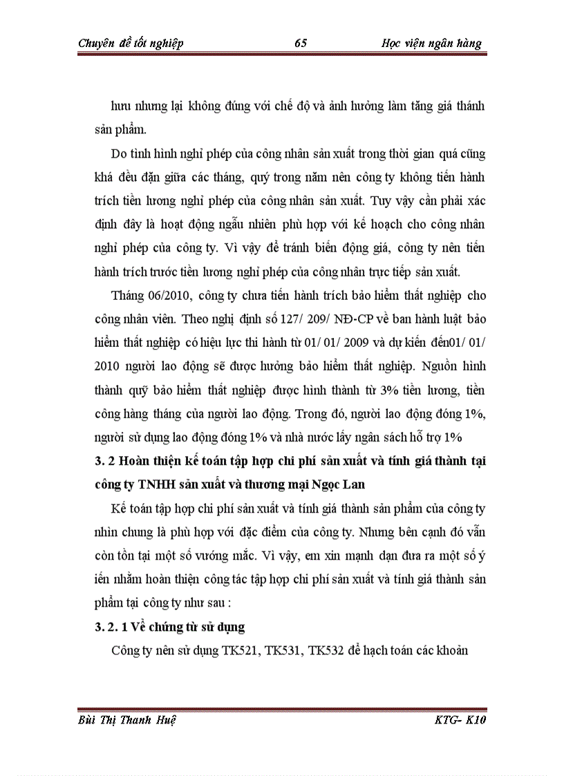 image for page Kế toán tập hợp chi phí và tính giá thành sản phẩm tại công ty TNHH sản xuất và thương mại Ngọc Lan 1