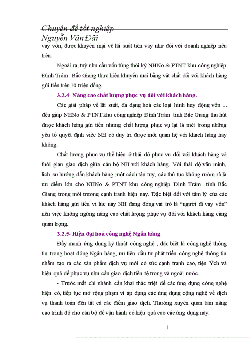 image for page Thực trạng và giải pháp nâng cao hiệu quả huy động vốn tại chi nhánh NHNo PTNT khu công nghiệp Đình Trám tỉnh Bắc Giang